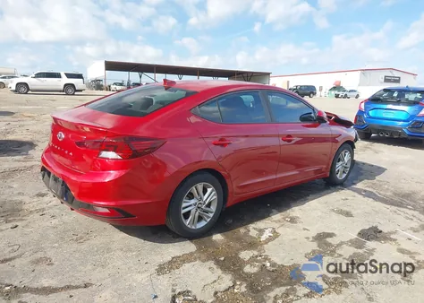 2019 Hyundai Elantra Sel z USA, uszkodzony, nr VIN KMHD84LF6KU747448